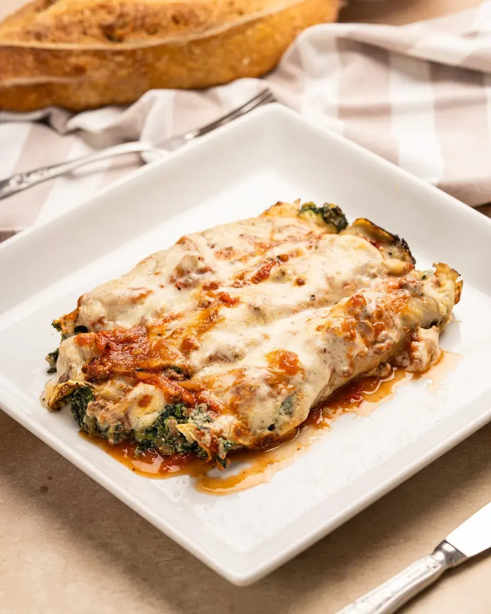 Canelones de verdura de Patay